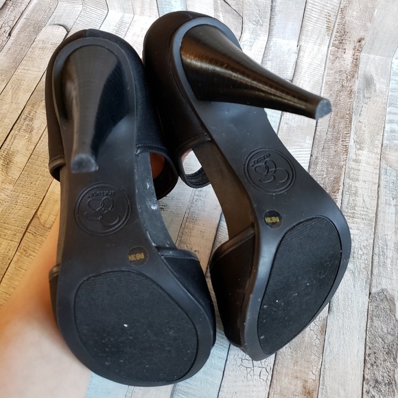 Jessica Simpson black heels -sz 6.5 - Picture 4 of 4